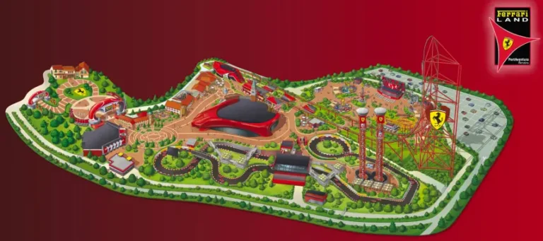 Ferrari Land Map 2023