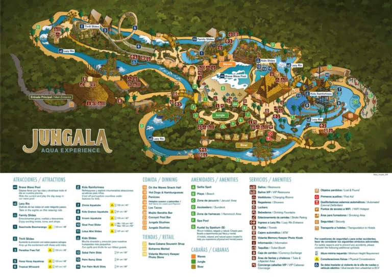Jungala Aqua Experience Map 2023
