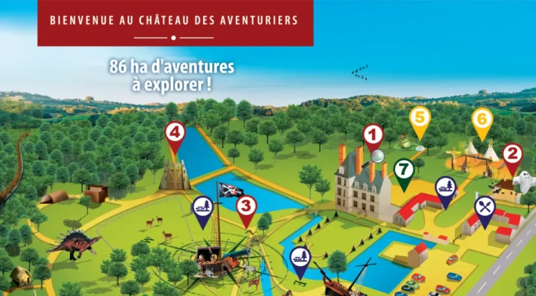 Le Château des Aventuriers Map 2022