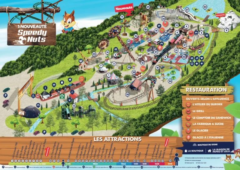 Papéa Parc Map 2023