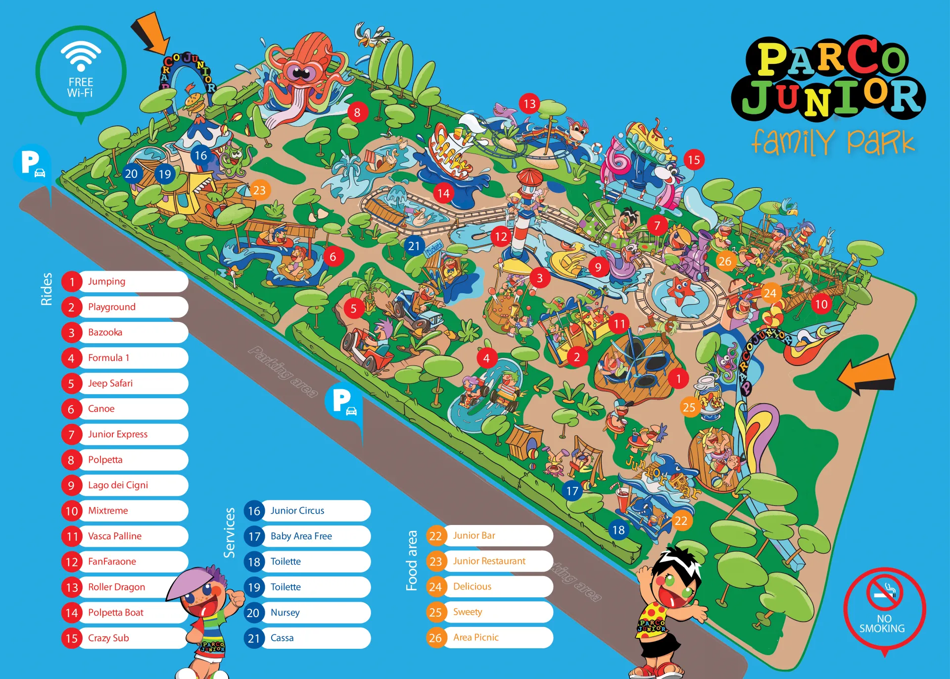 Parco Junior Map 2025-1