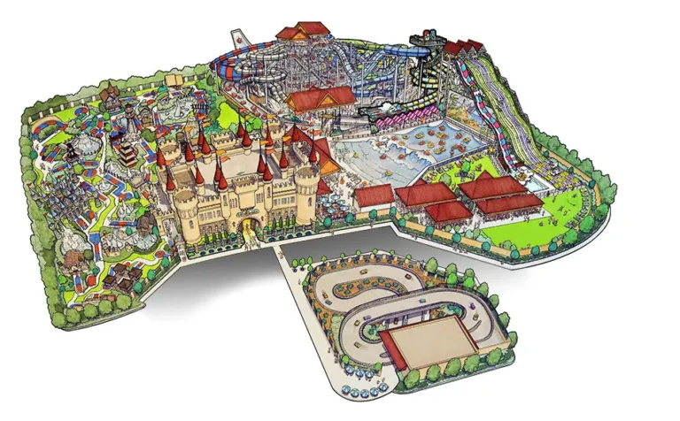 Roseville Golfland Sunsplash Map 2023