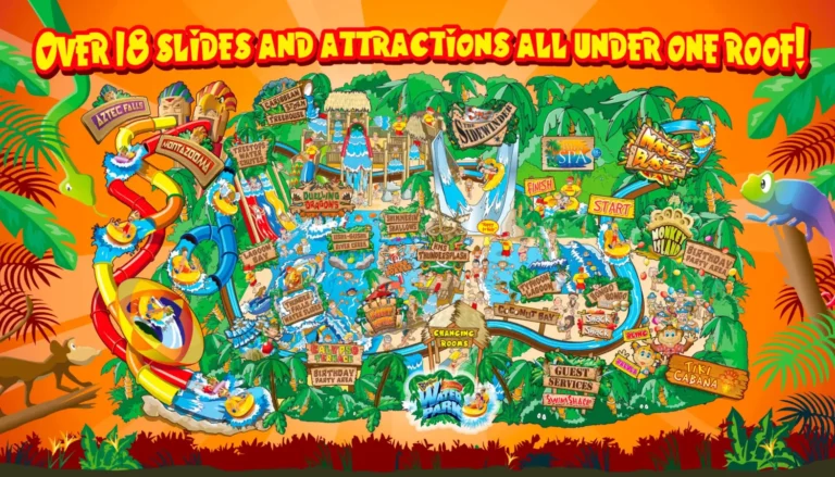 Sandcastle Water Park Map 2021