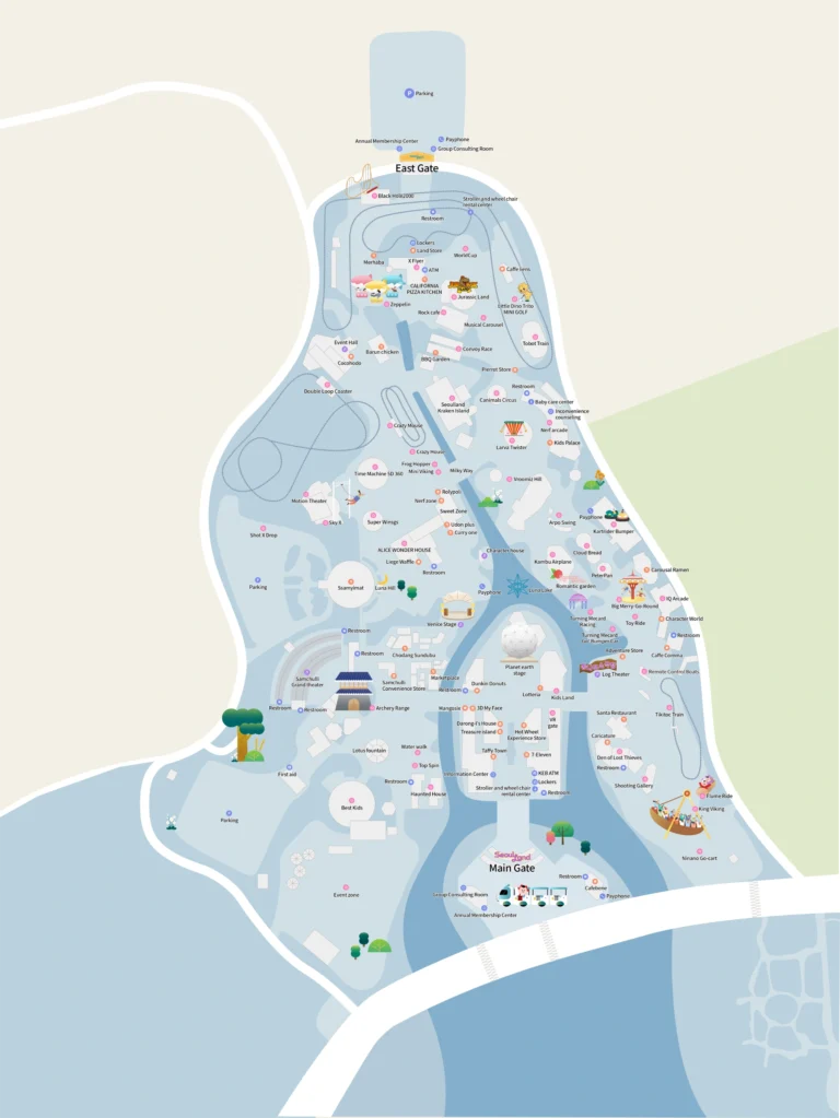Seoul Land Map 2025