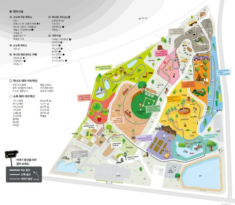Snoopy Garden Map 2023