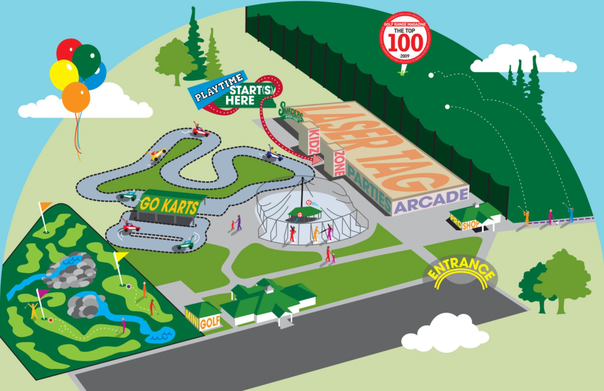 Swaders Sports Park Map 2025