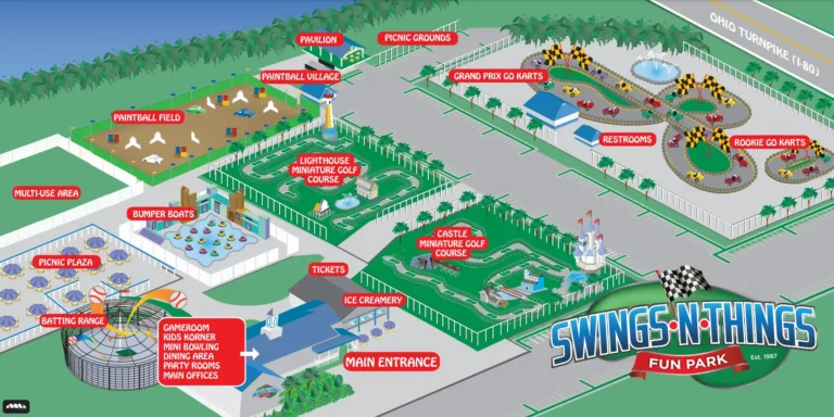 Swings-N-Things Fun Park Map 2018