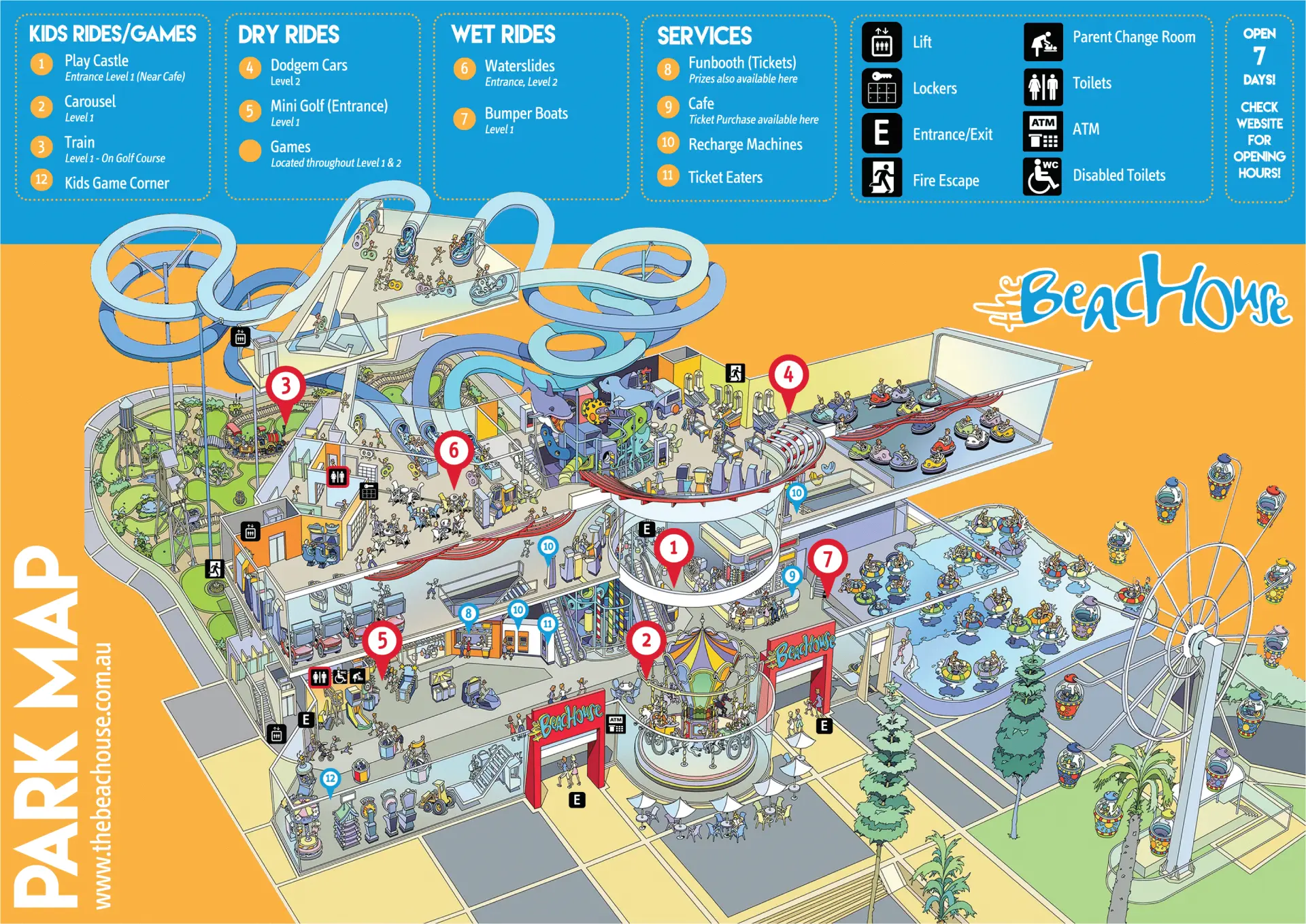 The Beachouse Map 2025-1