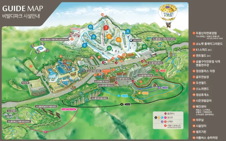 Vivaldi Park Ocean World Map 2023