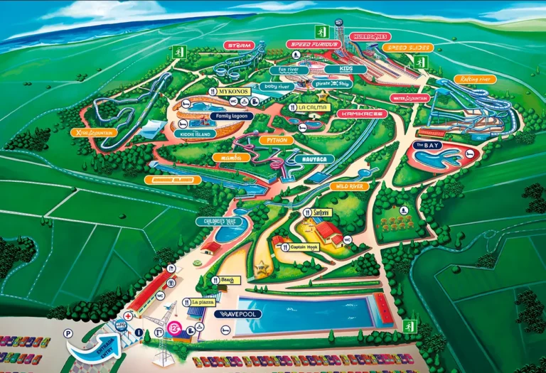 Water World Parc Map 2023