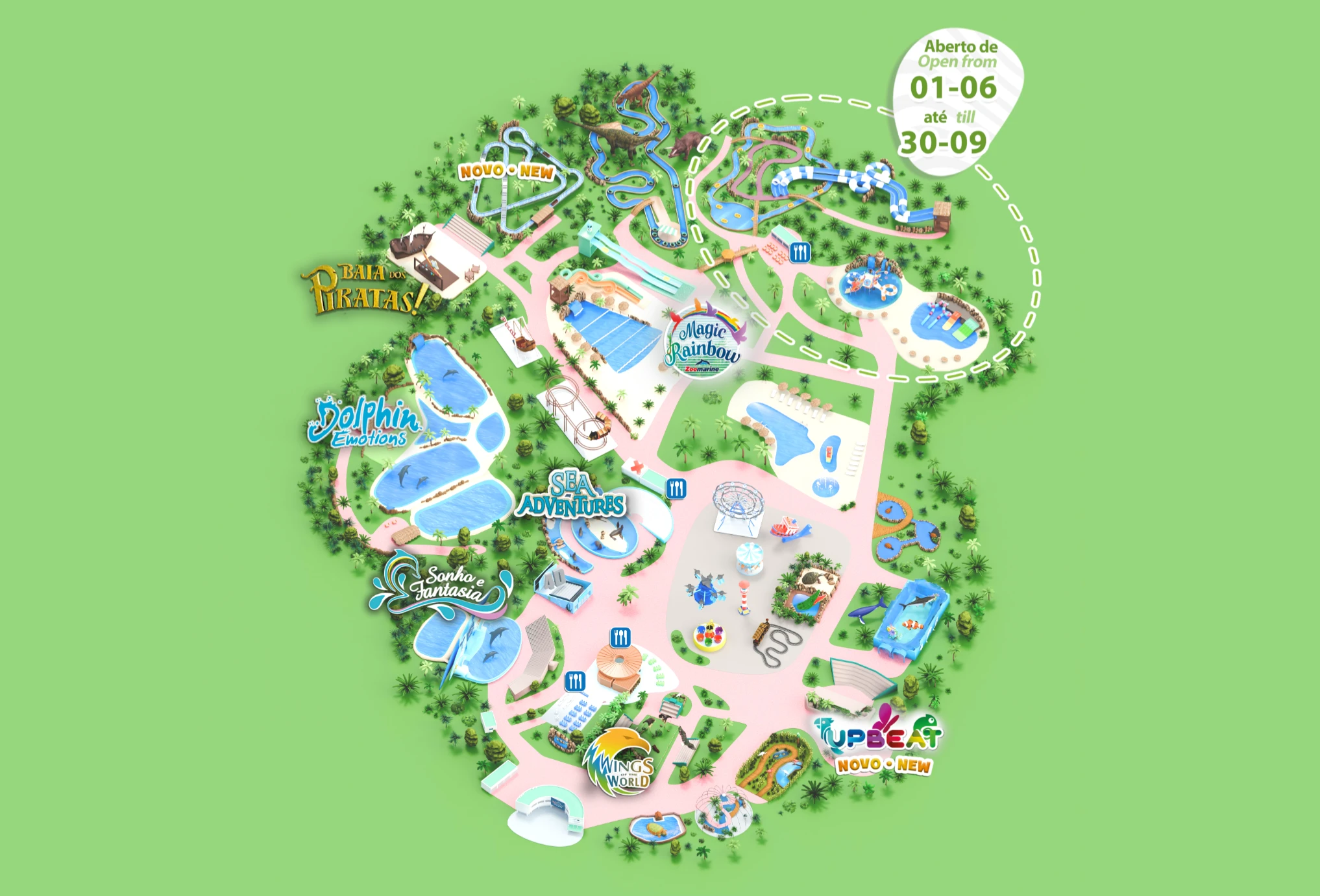 Zoomarine Map 2025