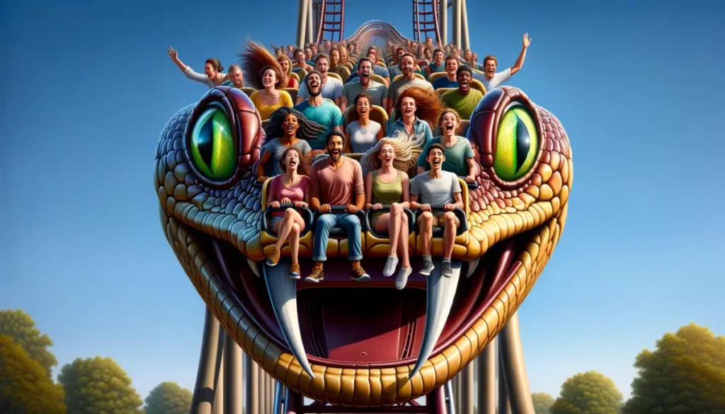 kings island diamondback roller coaster