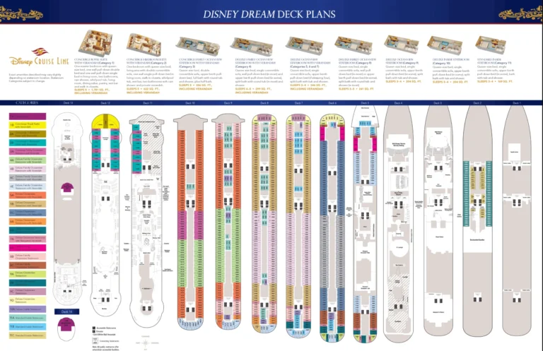 Disney Dream Map 2025