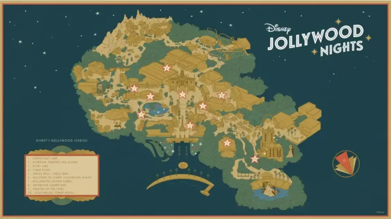 Disney Jollywood Nights Map 2023