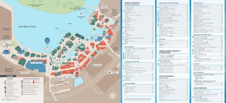 Disney Springs Map 2024