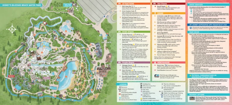 Disney World Blizzard Beach Map 2023