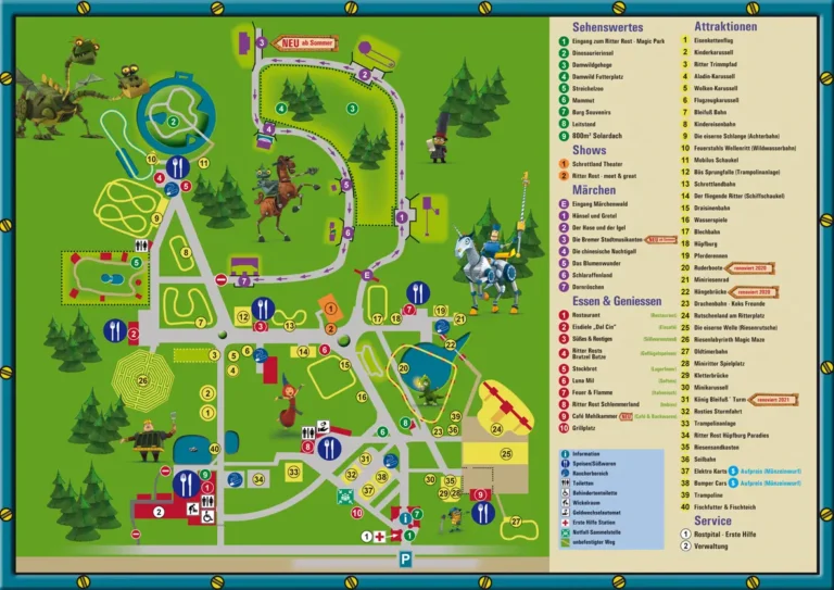 Magic Park Verden Map 2022
