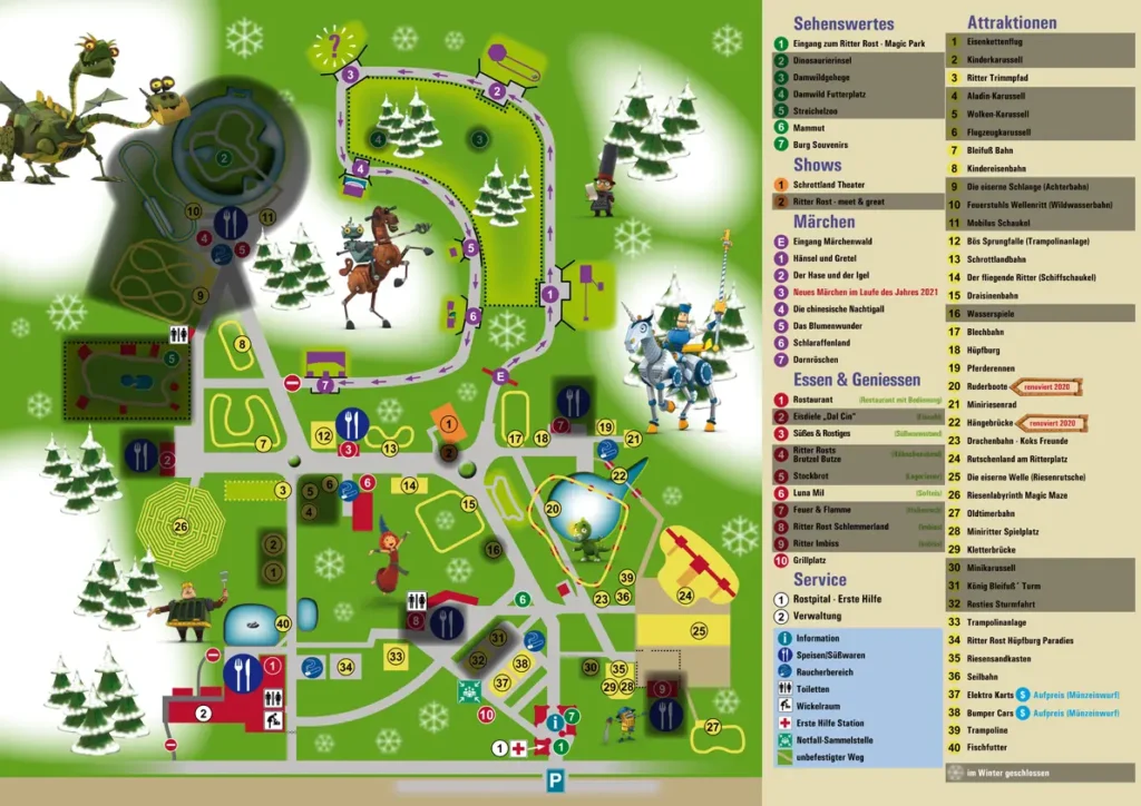 Magic Park Verden Map 2024