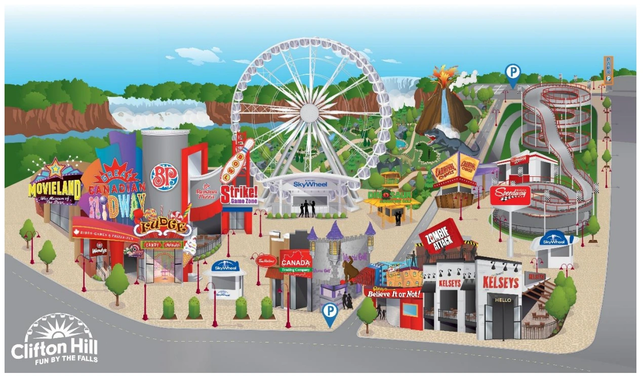 Niagara SkyWheel Map 2025