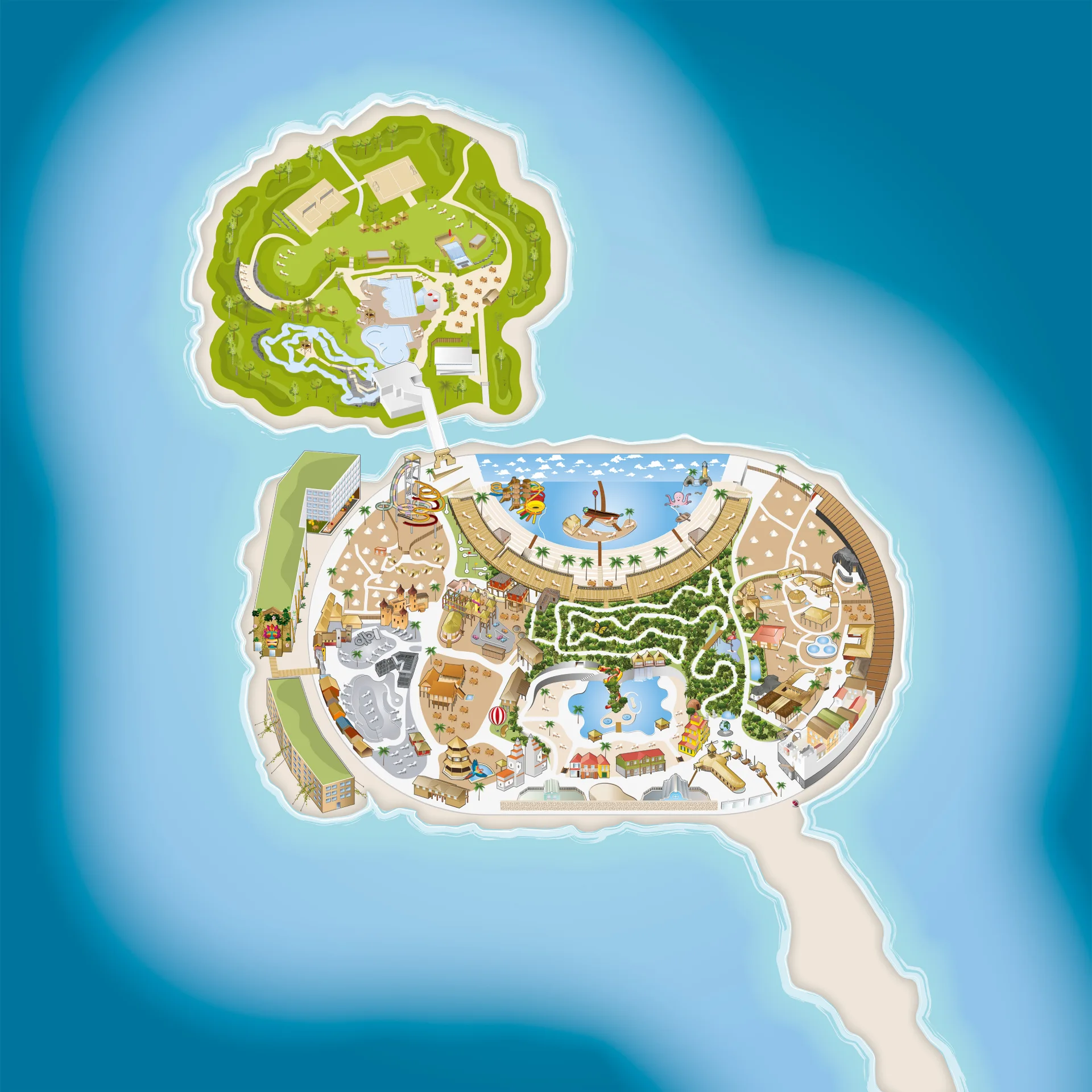 Tropical Islands Map 2025