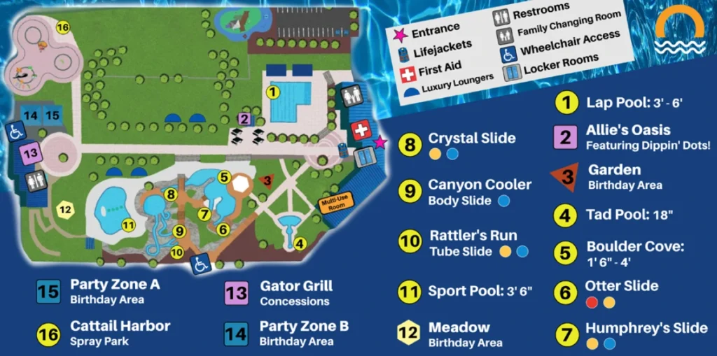 Antioch Water Park Map 2023