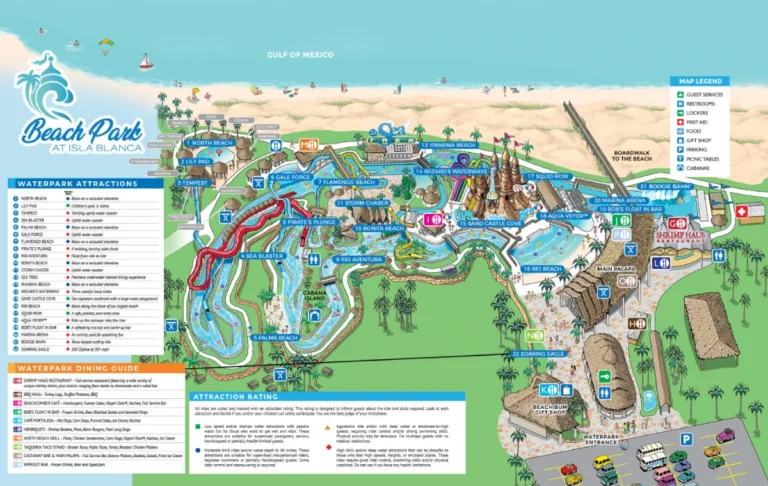 Beach Waterpark Map 2023