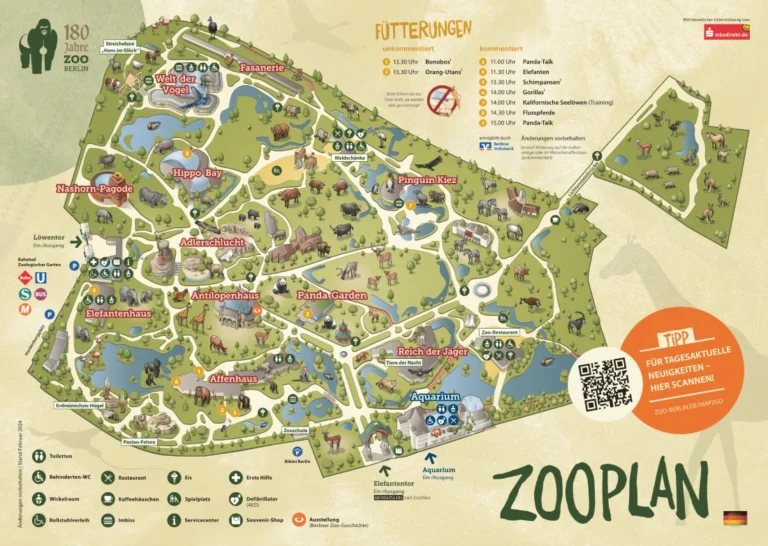 Berlin Zoological Garden Map 2024