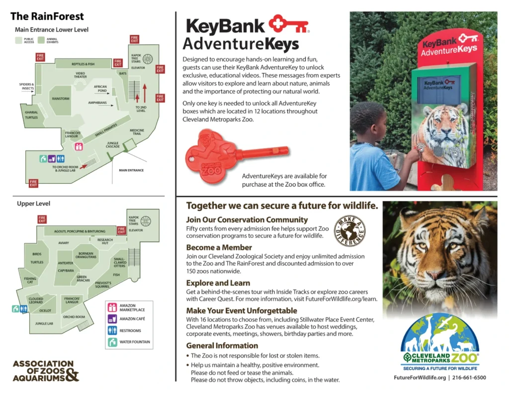 Cleveland Metroparks Zoo Map 2024