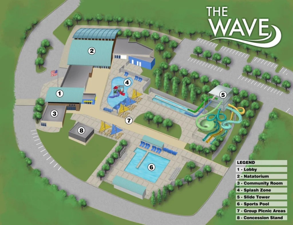 Dublin Wave Waterpark Map 2021