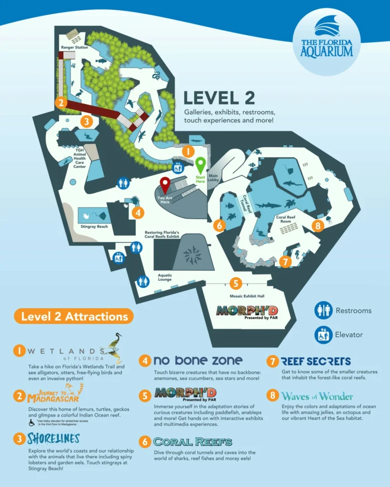 Florida Aquarium Map 2024