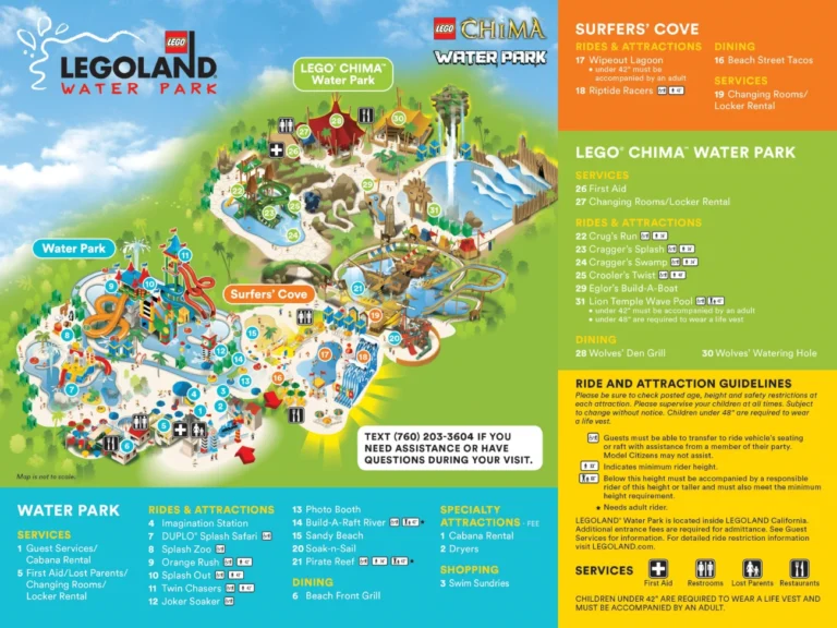 LEGO Chima Wave Pool Map 2023