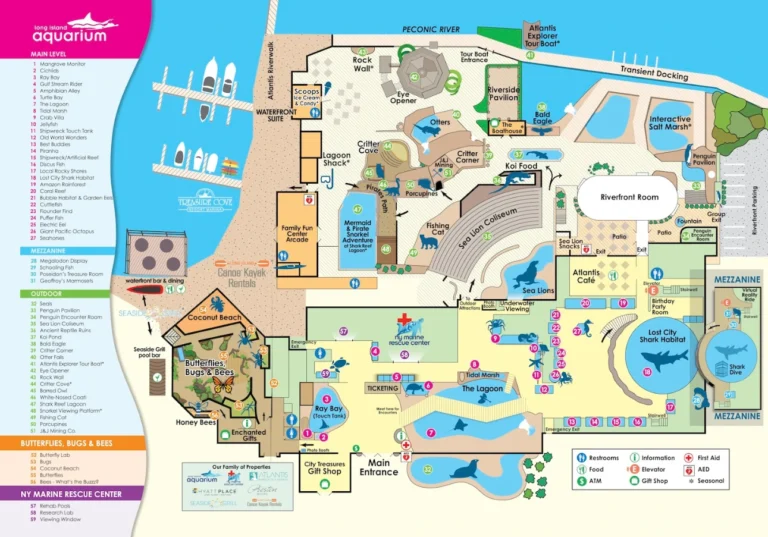 Long Island Aquarium Map 2024