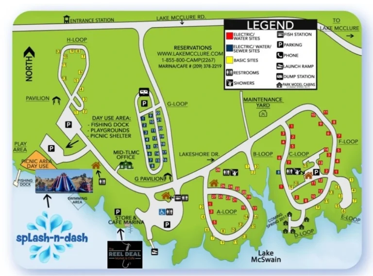 Splash-n-Dash Aqua Park Map 2024