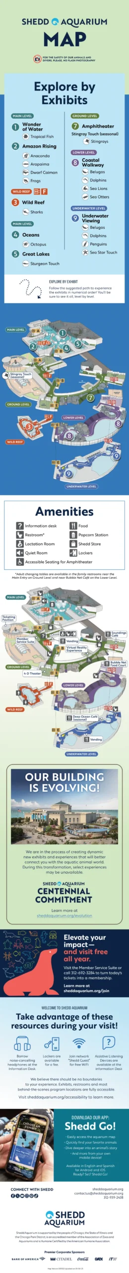 shedd aquarium map 2025-1