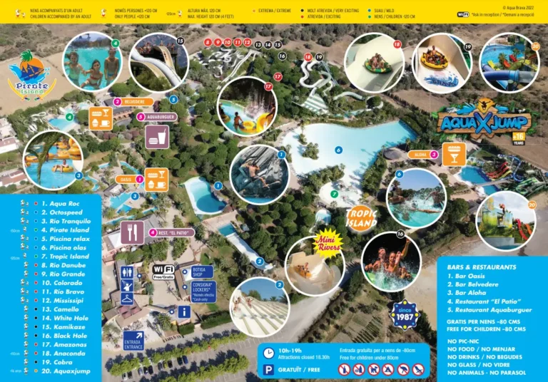 Aquatic Park Aquabrava Map 2022