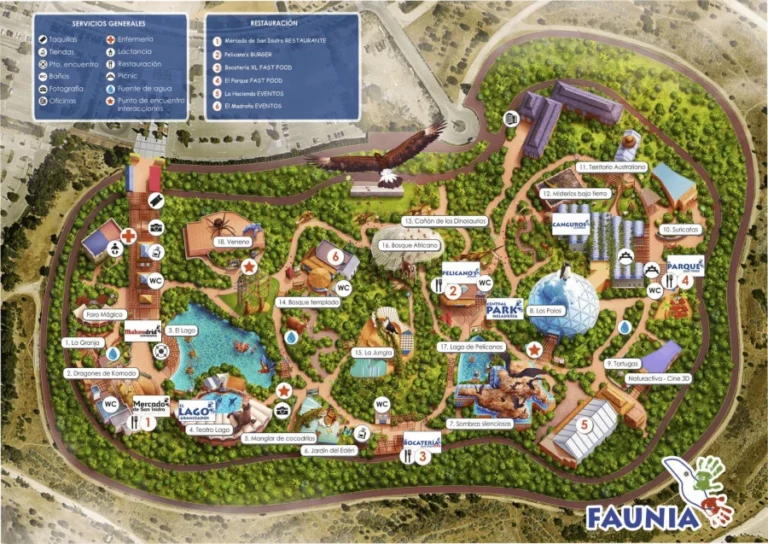 Faunia Map 2024