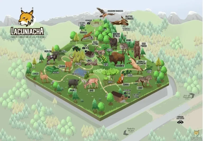 Faunístico Lacuniacha Park Map 2024