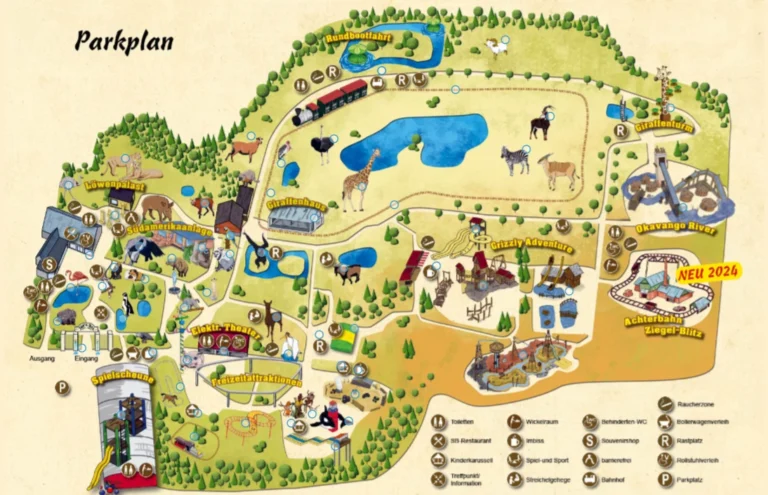 Jaderpark Map 2024