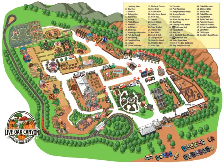 Live Oak Canyon Farm Map 2024