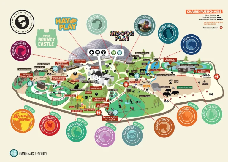 Manor Wildlife Park Map 2024