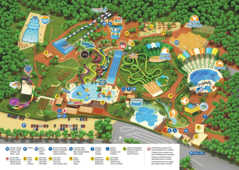 Marineland Catalunya Map 2024