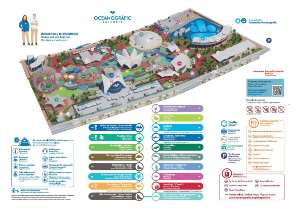 Oceanogràfic Map 2023