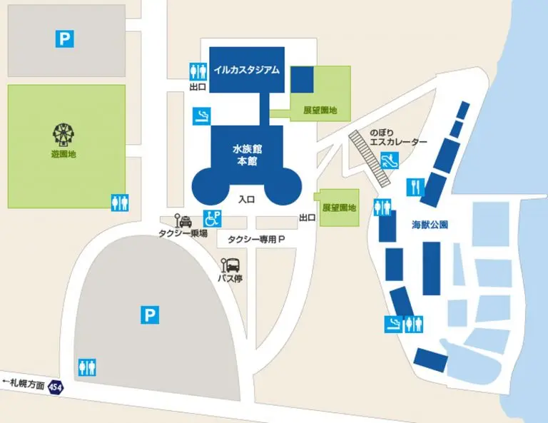 Otaru Aquarium Map 2024
