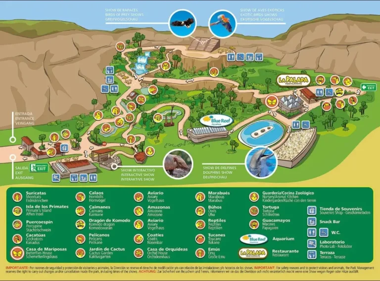 Palmitos Park Map 2024