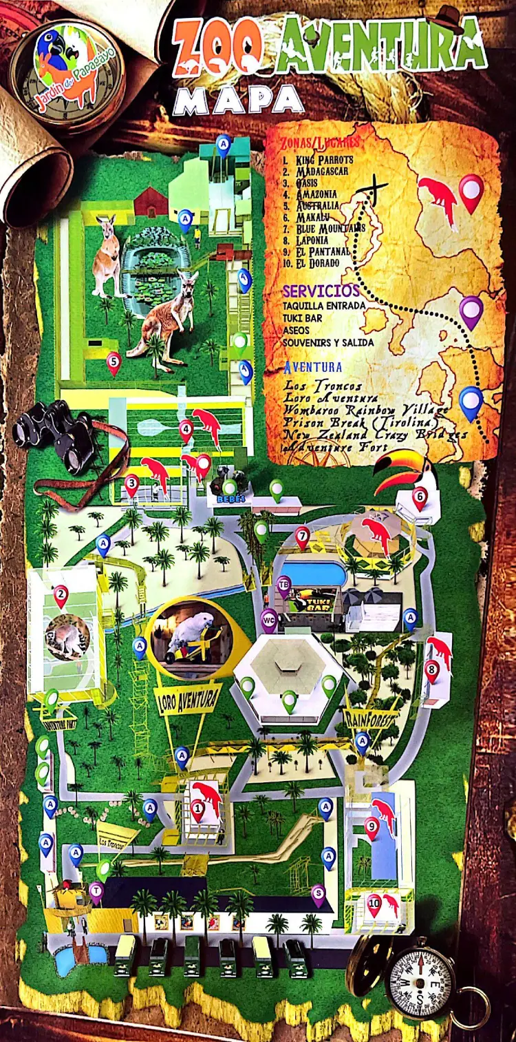 Papagayo Garden Map (2024 – 2023)