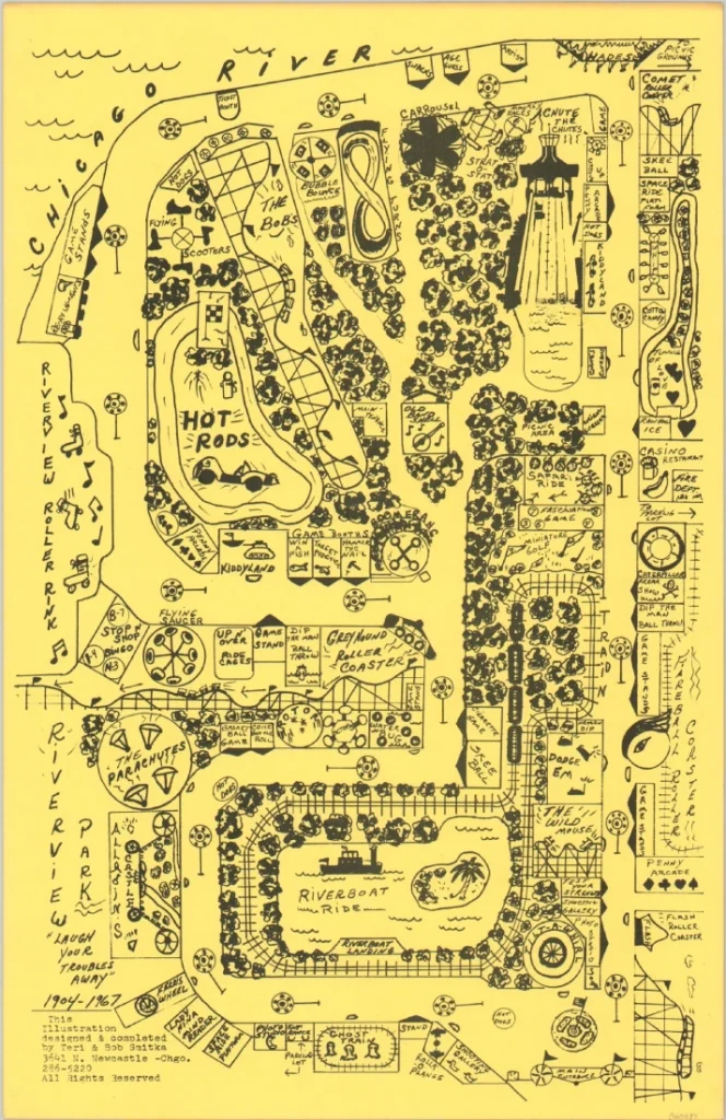 Riverview Park Map 1918
