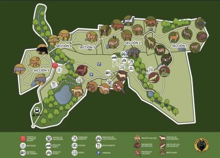 Safari Madrid Map 2022