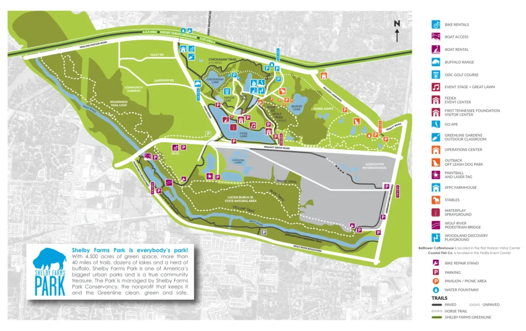 Shelby Farms Park Water Play Sprayground Map 2024