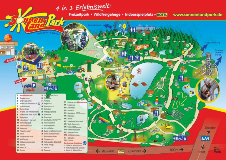 Sonnenlandpark Lichtenau Map 2023