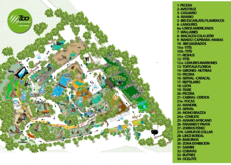 Zoo de Castellar Map 2024